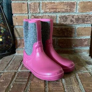 UGG Kex Sparkle Rain Boots Pink Glitter